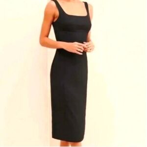 Cooper Street "Follow Me" Fitted Black Dress